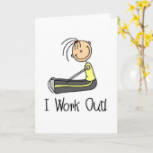 Ik werk Kaart uit (Gele Bloem)