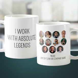 Ik werk met het Absolute Legends 11 Photo Kantoor  Koffiemok