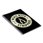 Ik werk met strippers #USAPatriotGraphics © Notitieboek (Rechterzijde)