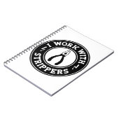 Ik werk met strippers #USAPatriotGraphics © Notitieboek (Linkerzijde)