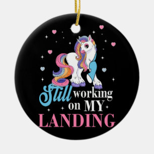 Ik werk nog steeds aan mijn landingsschade, gebrok keramisch ornament