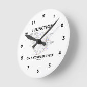 Ik werk op een complexe cyclus (Krebs cyclus) Ronde Klok (Hoek)