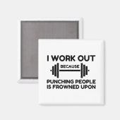 Ik werk uit magneet (Voorkant / Achterkant)