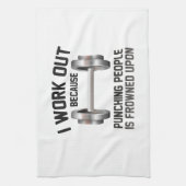 Ik werk uit theedoek (Verticaal)