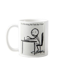 Ik werk zo snel als ik kan!