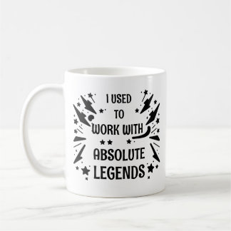 Ik werkte met absolute legendes pensioen koffiemok