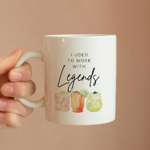Ik werkte met Legend Personalized Retirement Koffiemok