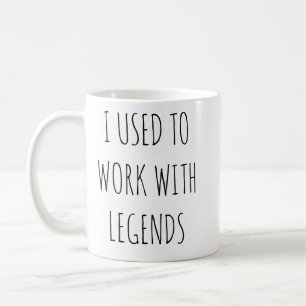 Ik werkte vroeger met legendes Grappige collega mo Koffiemok