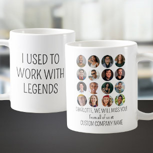 Ik werkte vroeger met Legends 16 Coworker Photo Koffiemok