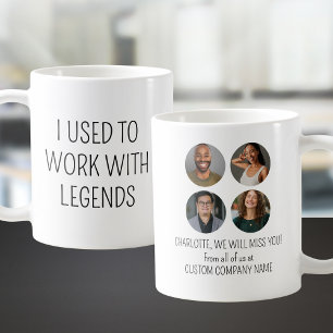 Ik werkte vroeger met Legends 4 Coworker Photo Koffiemok