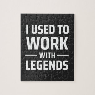 Ik werkte vroeger met Legends Legpuzzel