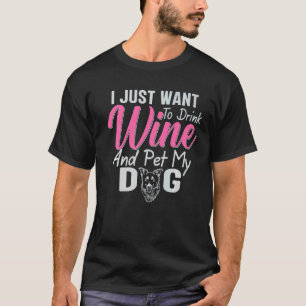 Ik wil alleen al het doel van het leven van de hon t-shirt