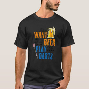 Ik wil alleen bier Drinken en kunst spelen, D T-shirt