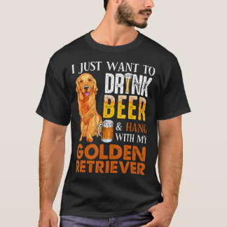 Ik wil alleen bier Drinken en met mijn gulden hang T-shirt