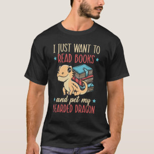 Ik wil alleen boeken lezen en mijn gebakken drago t-shirt