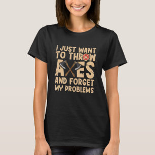 Ik wil alleen maar assen gooien die lumberj met ha t-shirt