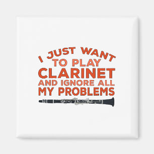 Ik wil alleen maar Clarinet spelen en al mijn Pro  Magneet