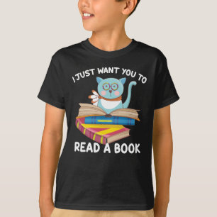 Ik wil alleen maar een boek lezen t-shirt