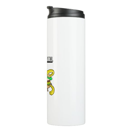 Ik wil alleen maar grillen voor Gods Sake Thermosbeker (Geroteerd rechts)