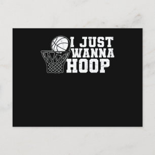 Ik wil alleen maar Hoop Basketbalontwerp Briefkaart