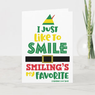 Ik wil alleen maar kerst glimlachen © GraphicLoveS Kaart