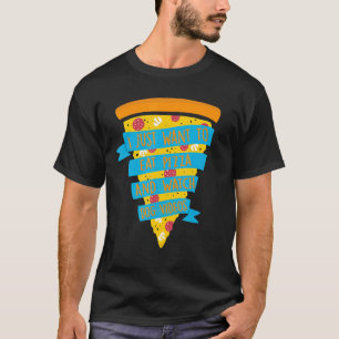 Ik wil alleen maar Pizza eten en hondenvideo's bek T-shirt