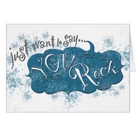 Ik wil alleen maar zeggen ~ You Rock!