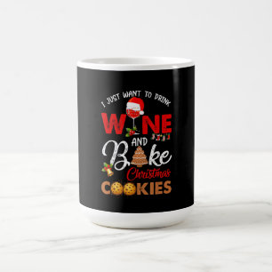 Ik wil alleen wijn drinken   koekjes voor kerst ba koffiemok