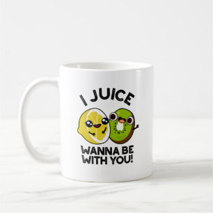 Ik wil bij je zijn... grappige fruitbonen. koffiemok