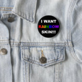 IK WIL BUTTON VAN DE HUID VAN DE RAINBOW (In situ)