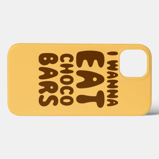 Ik wil Choco Bars eten Case-Mate iPhone Case (Achterkant (horizontaal))
