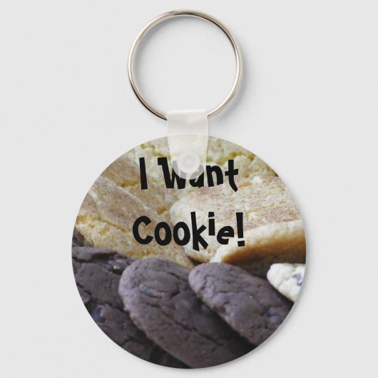 Ik wil Cookie. Sleutelhanger (Voorkant)