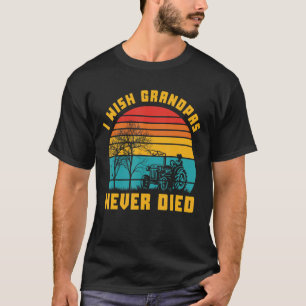 Ik wil dat Grandpas nog nooit heeft gedied Funny R T-shirt