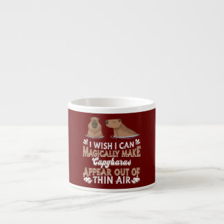 Ik wil dat ik Capybaras Magisch kan laten lijken Espresso Kop
