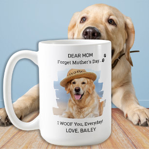 Ik wil dat je mama Happy Moederdag Pet foto doet Koffiemok
