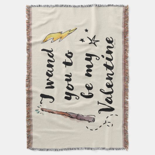 Ik wil dat je mijn Valentijn wordt Deken (Voorkant Verticaal)