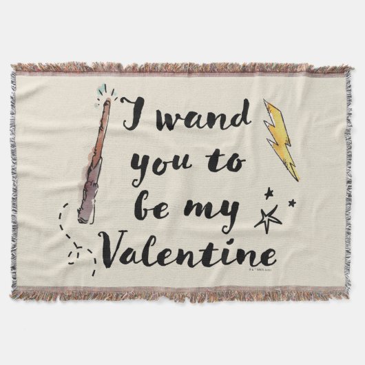 Ik wil dat je mijn Valentijn wordt Deken (Voorkant)