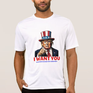 IK WIL DAT JE TERUGGAAT NAAR WAAR JE VANDAAN KOMT T-SHIRT