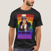 Ik wil dat JIJ homo bent T-shirt (Voorkant)