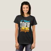 Ik wil dat TOFU Tonight Retro Cool Vegan Design Pr T-shirt (Voorkant volledig)