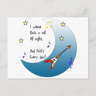 Ik wil de hele nacht een rol spelen briefkaart