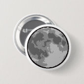 Ik wil de man zijn - Moon Pin Ronde Button 5,7 Cm (Voorkant /achterkant)