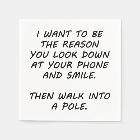 Ik wil de reden zijn servet (Voorkant)