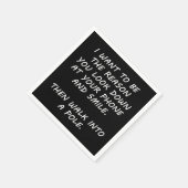 Ik wil de reden zijn servet (Hoek)