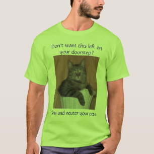 Ik wil dit niet achterlaten op je... t-shirt