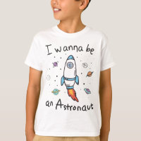 Ik wil een Astronaut Cartoon worden