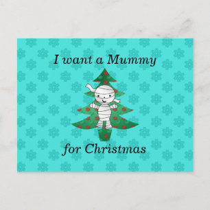 Ik wil een brij voor Kerstmis Feestdagenkaart