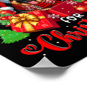 Ik wil een Duitse herder voor de Kerstman I Poster (Hoek)