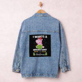 Ik wil een hippopotamus voor Kerstmis. Denim Jacket (Hangar)