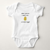 Ik wil...Een Kip Nugget! Romper (Voorkant)